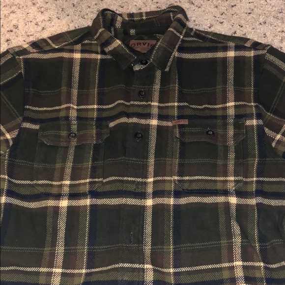Green and Brown Plaid Shirt - Picture 2 of 4